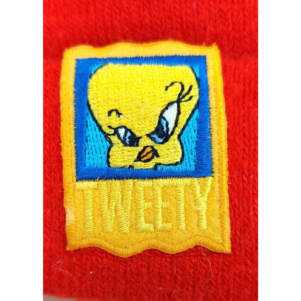 Vintage Looney Tunes Tweety Beanie Hat Warner Bros 1998 Kids